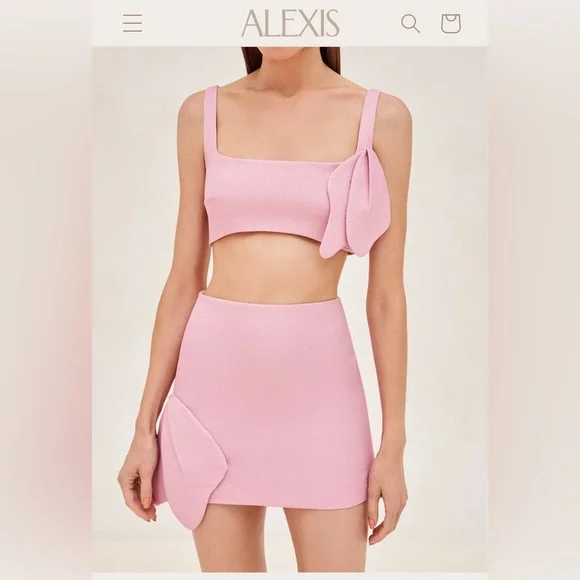 Balta top and Forina Skirt Pale Rose color - Picture 4 of 5